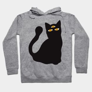 Cat 3 eye Hoodie